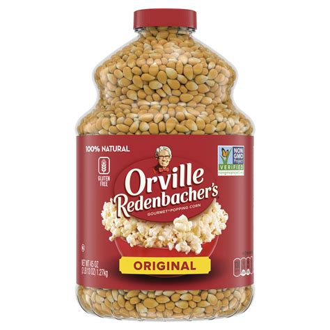 Orville Redenbacher's Original Gourmet Yellow Popcorn Kernels, 45 Oz ...