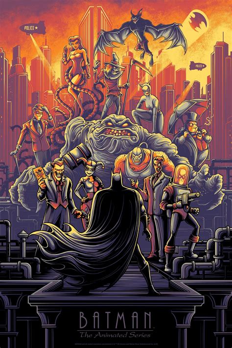 Batman: The Animated Series poster by Dan Mumford : r/batman