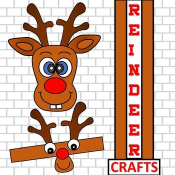 Rudolph The Red Nosed Reindeer Craft/Rudolph Mask Craft/Reindeer Crafts