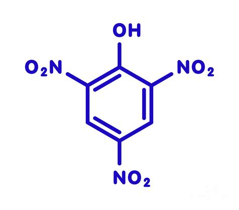 Picric Acid Explosive Molecule #1 Photograph by Molekuul/science Photo ...