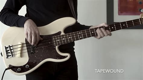 Tapewound vs Flatwound Strings on Fender P Bass - YouTube