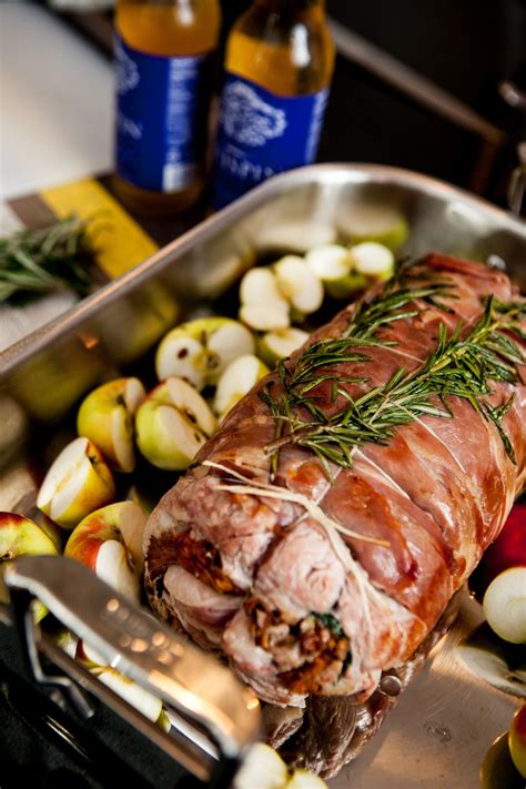 Prosciutto Wrapped Pork Loin with Roasted Apples - Art De Fete | Recipe | Pork, Roasted apples ...