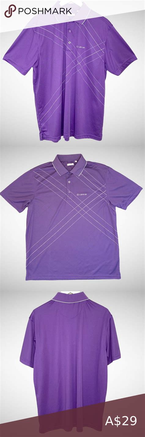 Lexus Purple Polo Shirt w/Logo | Purple polo shirts, Fashion, 90s fashion