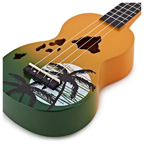 Mahalo Designer Ukulele, Hawaii Green at Gear4music