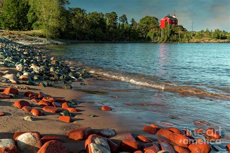 Lighthouse Marquette Mi Photograph by Upper Peninsula Photography - Pixels