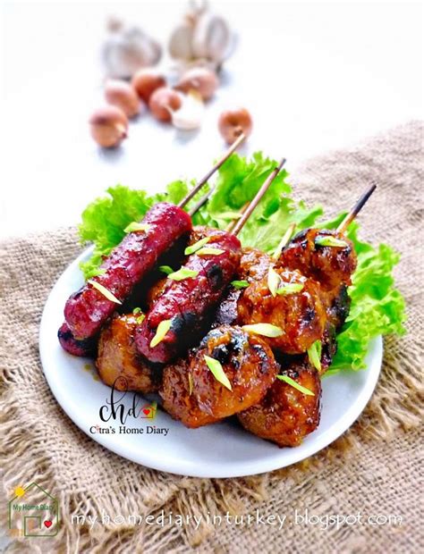 Citra's Home Diary: Easy Homemade Barbecue Sauce with bonus recipe grilled barbecue meatballs