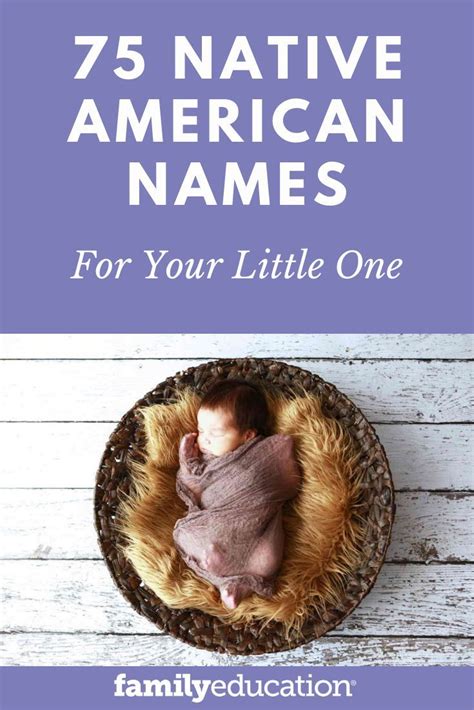 75 Native American Names for Your Little One | Native american baby ...