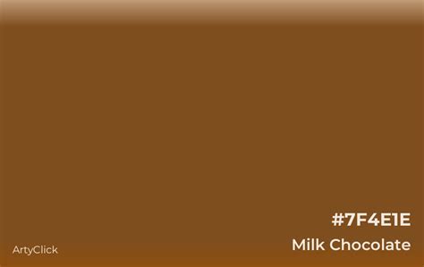 Milk Chocolate Color | ArtyClick