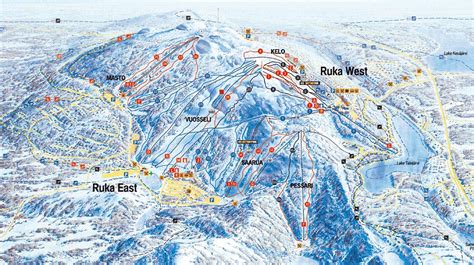 piste map Ruka