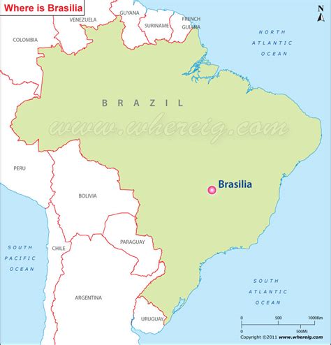 Where is Brasilia Located, Brasilia Location in Brazil Map