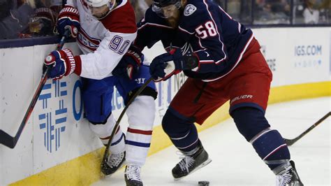 Blue Jackets jump into playoff spot with win against Canadiens