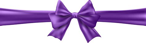 Realistic Purple Bow And Ribbon Isolated On Transpare - vrogue.co