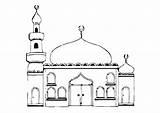 Coloring Page Mosque  Free Printables Img 11274 sketch template