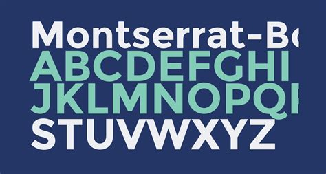 Montserrat-Bold free Font - What Font Is