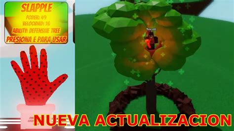 NUEVO SLAPPLE GLOVE | (Nueva Actualizacion de SB) | Slap Battles - Roblox - YouTube