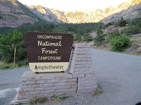 Uncompahgre National Forest Amphitheater Campground, Ouray, CO - GPS ...