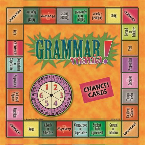 Mari Inc. - Grammar Mania! Game, Grades 6-adult - Comprehension Games ...