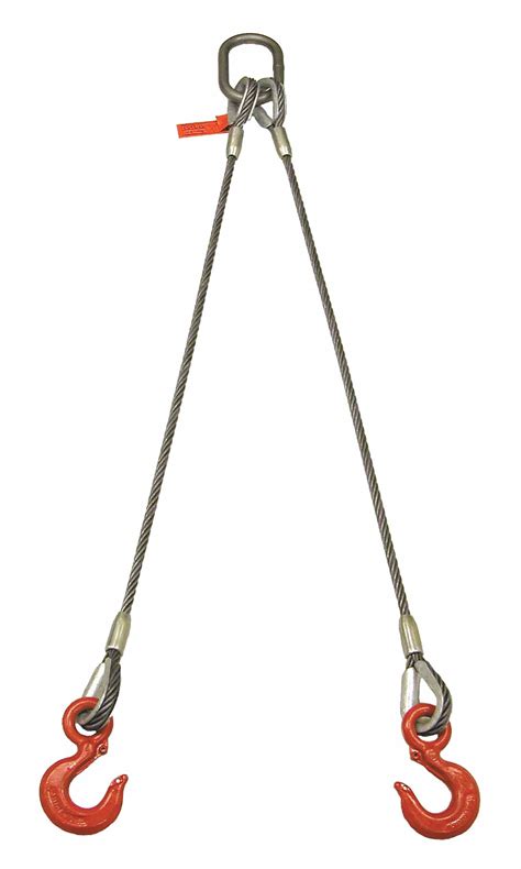 LIFT-ALL, 1/2 in Rope Dia, 4 ft Sling Lg, Wire Rope Sling - 9CTT1 ...