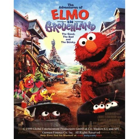 The Adventures of Elmo in Grouchland Movie Poster (11 x 17) - Walmart ...