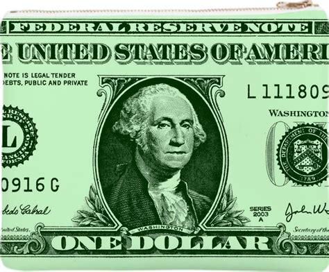 GEORGE WASHINGTON-DOLLAR BILL (GREEN) created by libertybell | Print All Over Me | One dollar ...