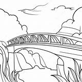 Bridge Coloring Page 55263 43728 sketch template