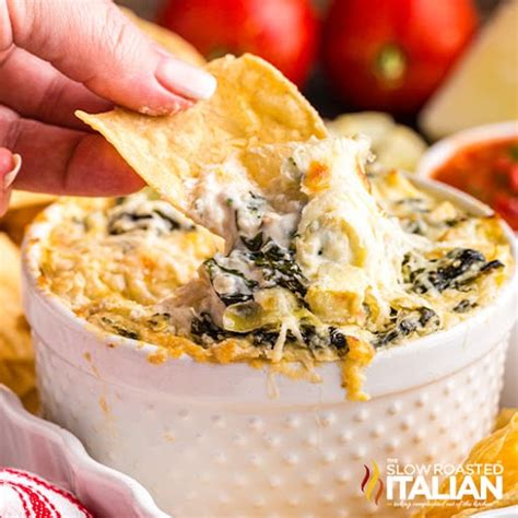 Applebee's Spinach Artichoke Dip - The Slow Roasted Italian