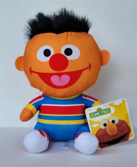 RARE SESAME STREET Ernie BIG HEAD 10" Plush collectible Toy Licensed character $19.99 - PicClick