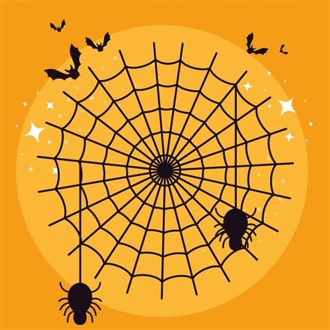 Purple Spider Web Clip Art