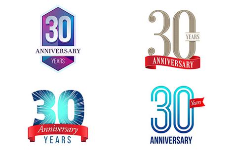 30th Anniversary Symbol ~ Illustrations ~ Creative Market