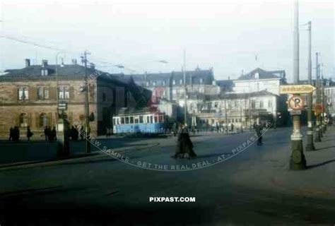 Liberated Bismarckplatz in Heidelberg Germany 1945. 101st Cavalry Regiment. Hotel Bayrischer Hof ...