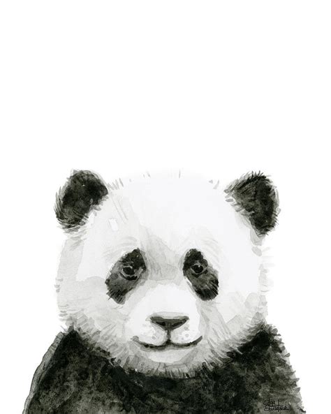 Panda Watercolor Painting at PaintingValley.com | Explore collection of ...