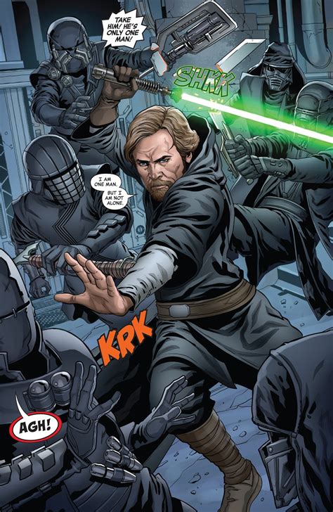 Luke Skywalker VS The Knights Of Ren – Comicnewbies