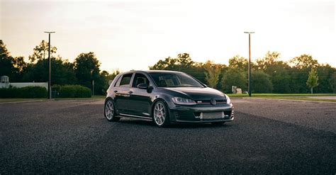 Black Volkswagen Golf GTI on Road · Free Stock Photo