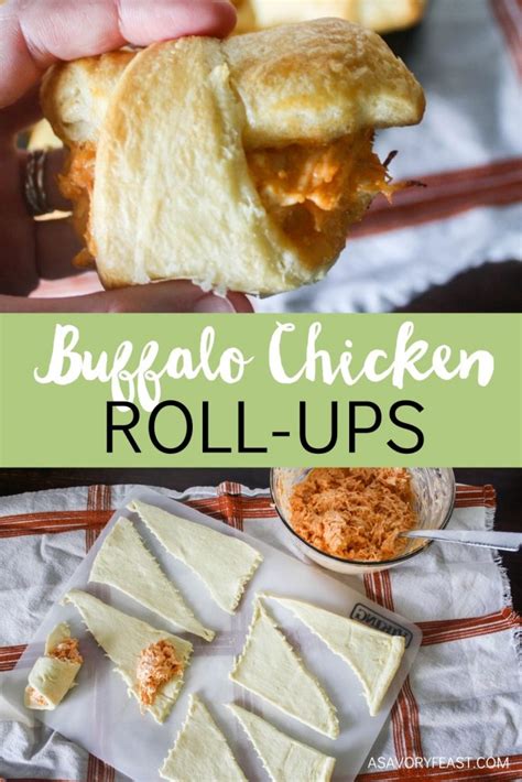 Buffalo Chicken Roll-ups Appetizer - A Savory Feast