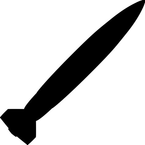 Nuclear Missile silhouette Vector Clipart image - Free stock photo - Public Domain photo - CC0 ...