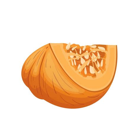 pumpkin slice cartoon vector illustration 17415328 Vector Art at Vecteezy