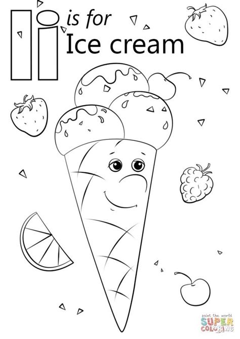 21+ Creative Photo of Ice Cream Coloring Pages - birijus.com | Alphabet ...