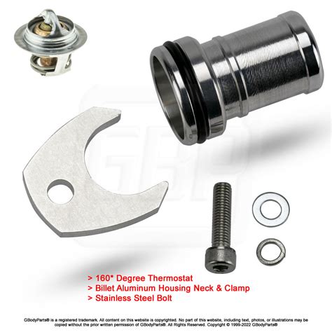 86-87 Grand National 89 TTA 160* Thermostat, Billet Aluminum Housing ...