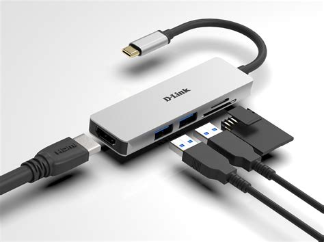 DUB-M530 5-in-1 USB-C Hub with HDMI and SD/microSD Card Reader | D-Link ...