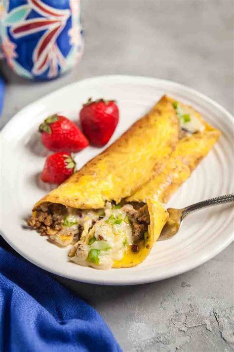 Mexican Omelette With Chorizo | Healthy Delicious