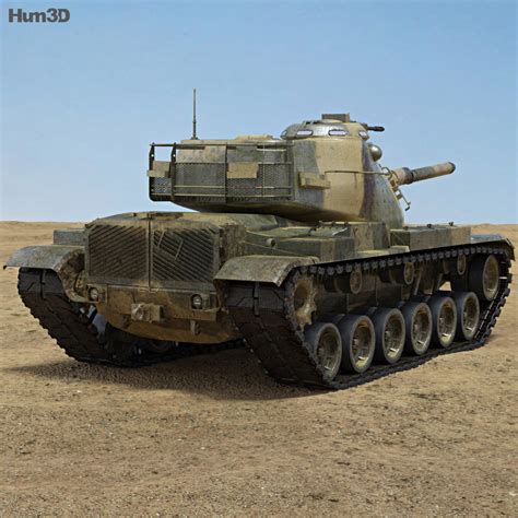 M60 Patton 3D model - Military on Hum3D