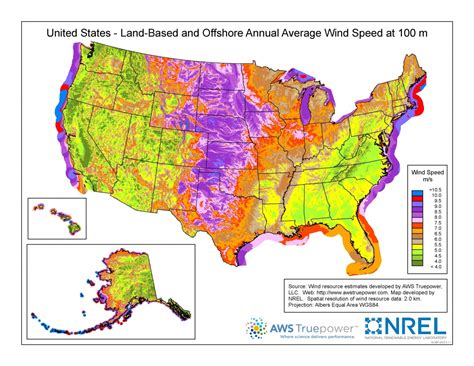 Wind Maps | Geospatial Data Science | Nrel - Wind Farms Texas Map ...