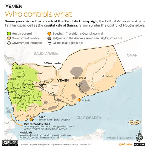 Infographic: Yemen’s war explained in maps and charts