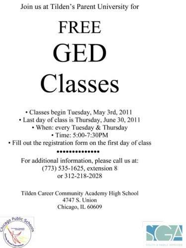 Free GED Classes