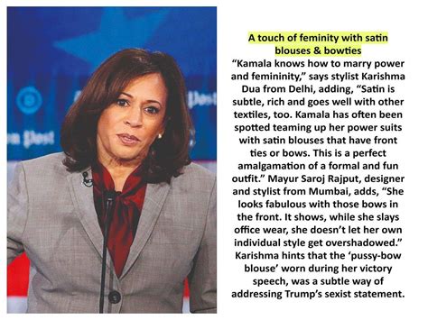 Powerful, stylish, yet subtle: Why Kamala Harris’ style quotient ...