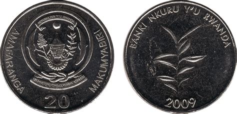 Rwandan 20 franc coin | Currency Wiki | Fandom powered by Wikia