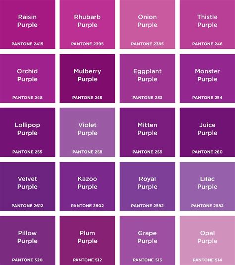 √ Shades Of Purple Hex