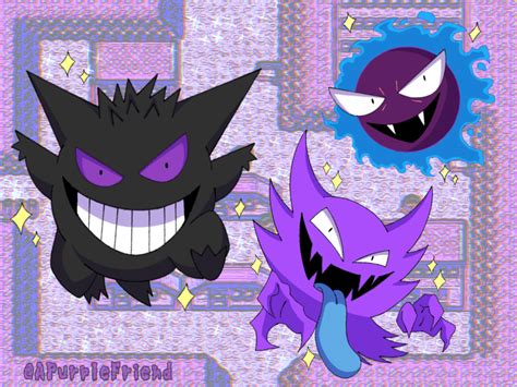 Shiny Gengar but cool by FriedGengars on Newgrounds