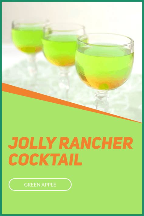 Jolly Rancher Cocktail - Organized 31