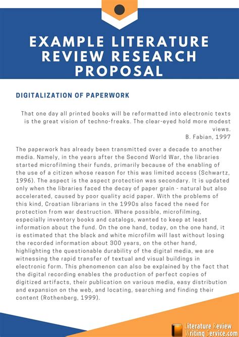 Example Literature Review Research Proposal by literaturereviewwritinginfo - Issuu